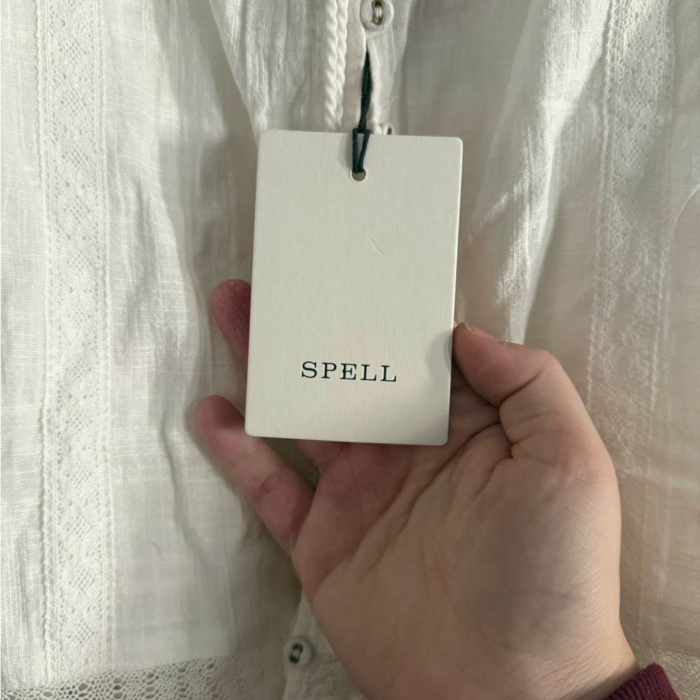 SPELL boho button down tank - Picture 5 of 5